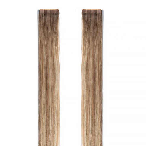 Extensions Adhésives Cheveux Naturels – Caramel Cream (#B4/60) – 20 Bandes
