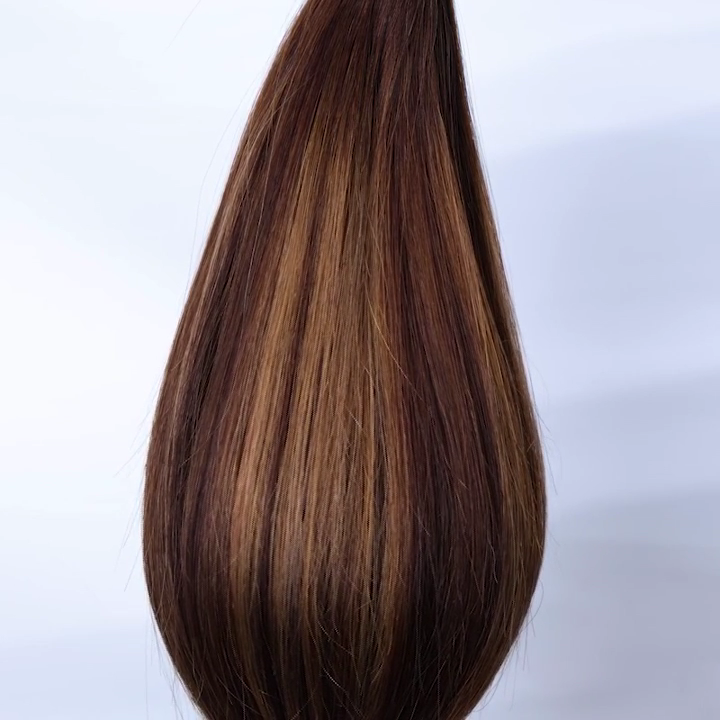 Extensions Adhésives Cheveux Naturels –Espresso Chestnut (B2/5)