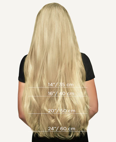 Extensions Adhésives Cheveux Naturels – Light Blonde (#613) – 20 Bandes