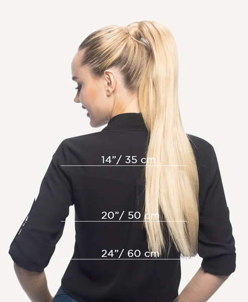 Ponytail Cheveux Naturels – Light Blonde (#613) – 120g