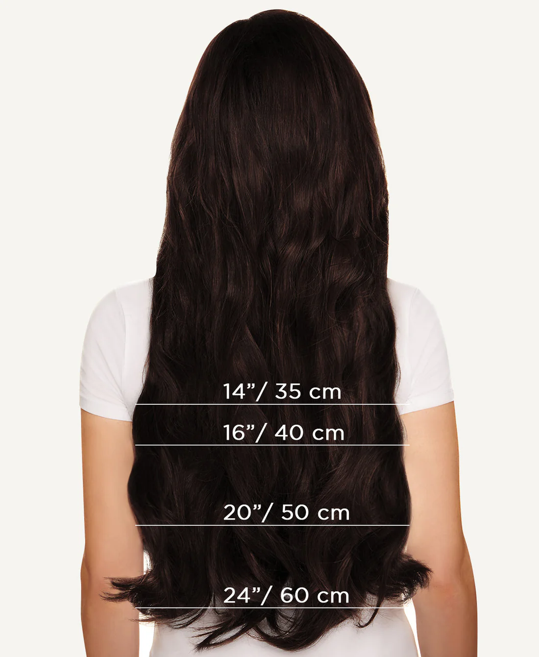Extensions Adhésives Cheveux Naturels – Chocolate Brown (#2A) – 20 Bandes
