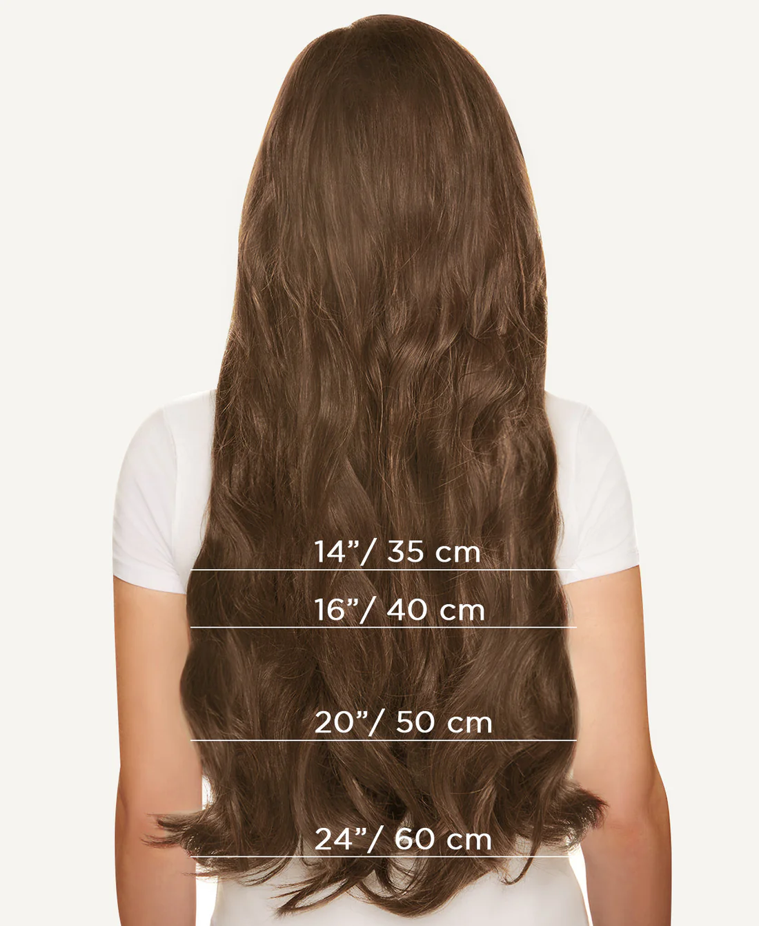 Extensions Adhésives Cheveux Naturels – Chestnut Brown (#6) – 20 Bandes