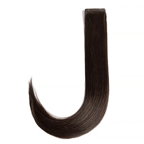 Extensions Adhésives Cheveux Naturels – Medium Brown (#4) – 20 Bandes