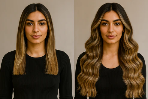 Extensions Adhésives Cheveux Naturels – Caramel Cream (#B4/60) – 20 Bandes
