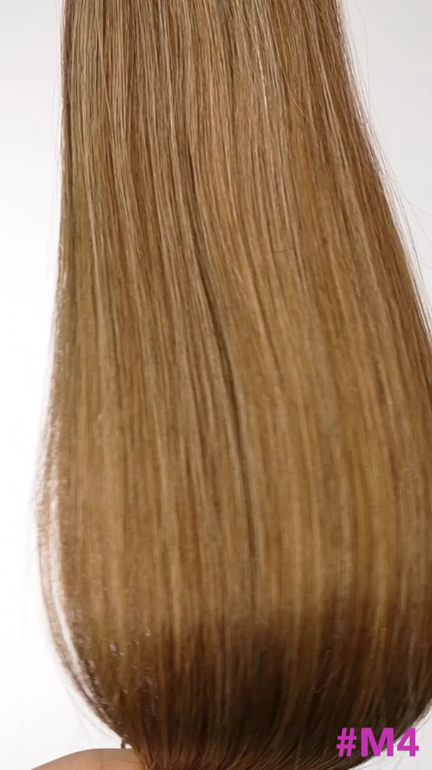 Ponytail Cheveux Naturels – Mocha Blonde (#M4/613) – 120g