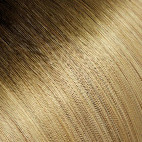 Extensions à clips invisibles - Cheveux 100% naturels - #T2/613 Rooted Blonde