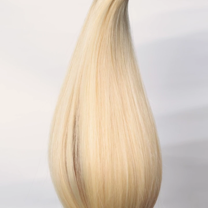 Extensions Adhésives Cheveux Naturels – Light Blonde (#613) – 20 Bandes
